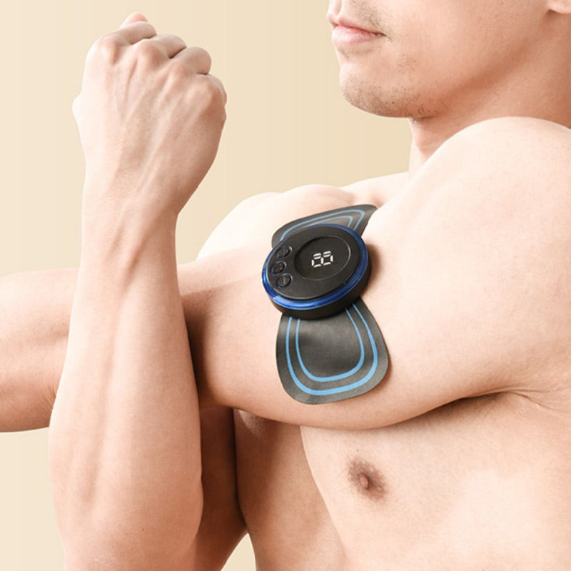 🔥 50% korting – Draagbare massager met 8 standen & LCD-scherm: pijnverlichting overal, onzichtbaar onder je kleding! 💆‍♀️⚡