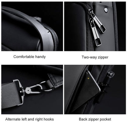 🎒 LIMITED-TIME 50% OFF! ✨ Anti-Theft Unisex Crossbody Sling Bag – Hard Shell, Waterproof, USB Charging, RFID Blocking 🔒