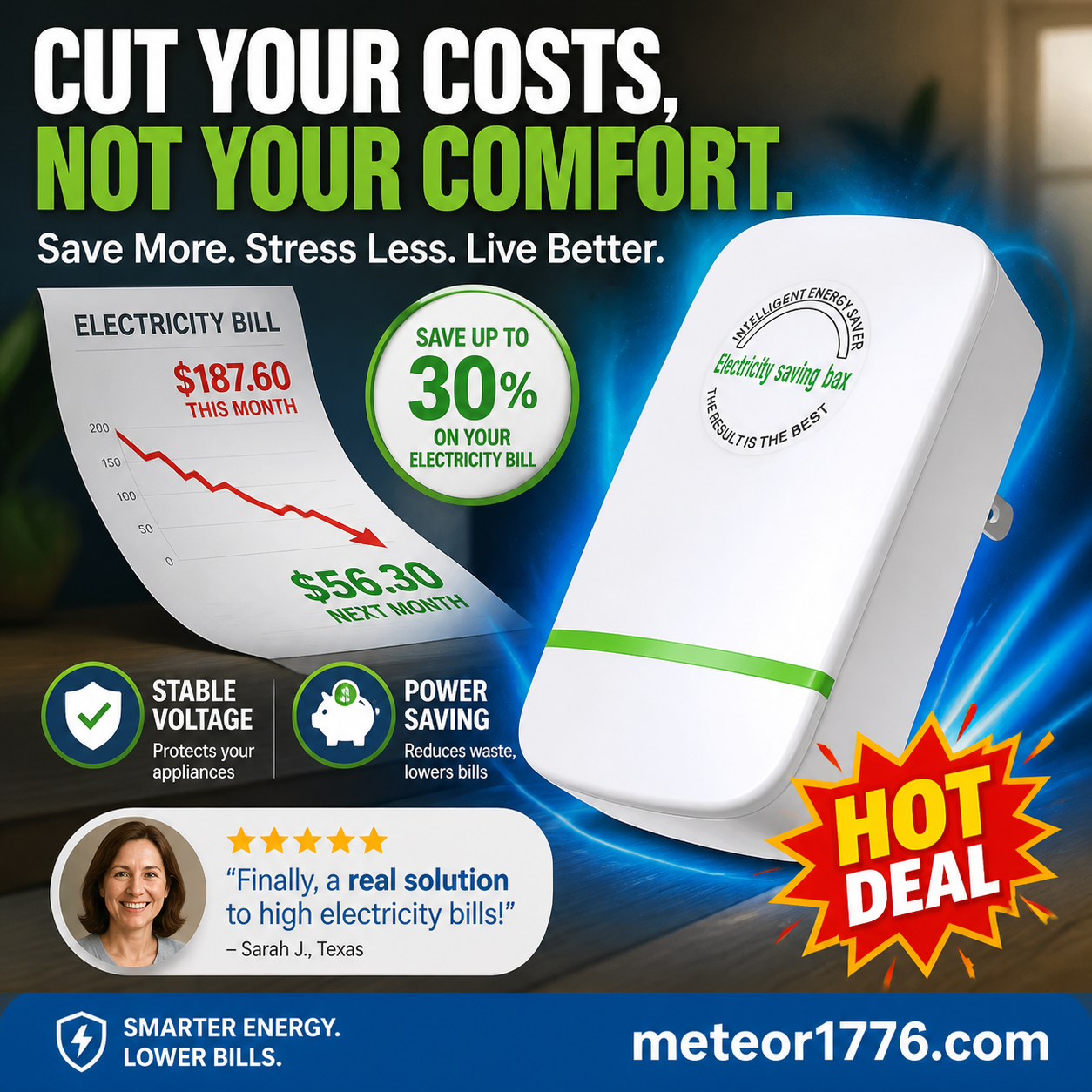 ⏰🔥LIMITED TIME 50% OFF!🔥50K+ SOLD! Household Electricity Saving Box