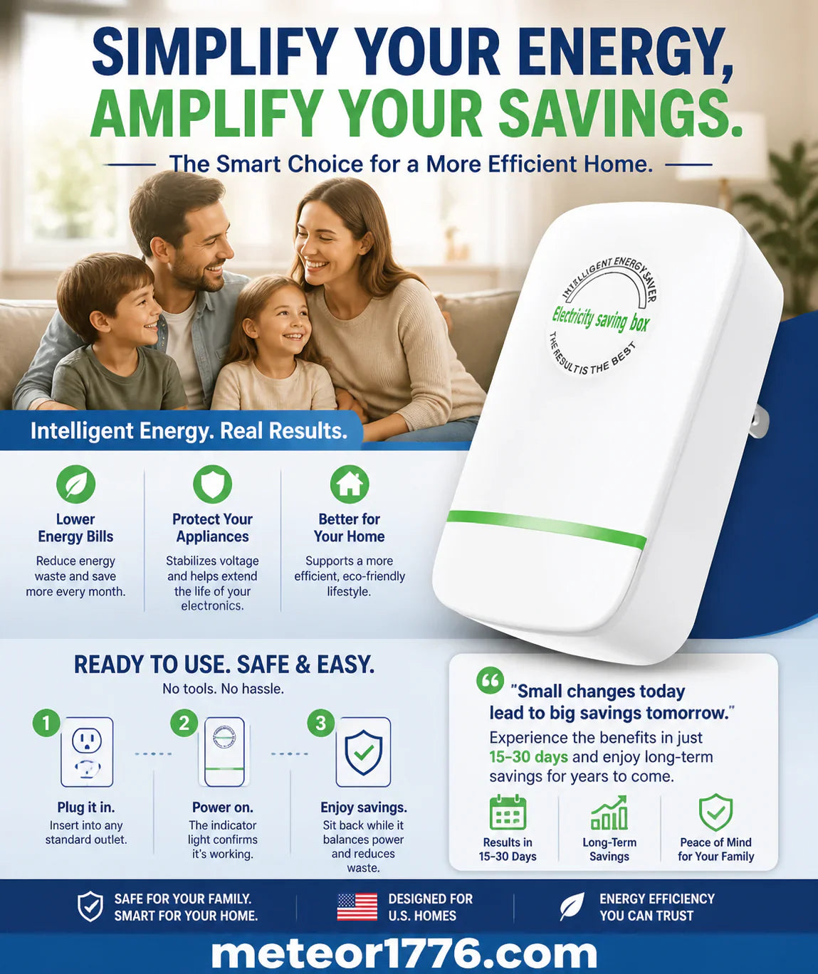 ⏰🔥LIMITED TIME 50% OFF!🔥50K+ SOLD! Household Electricity Saving Box