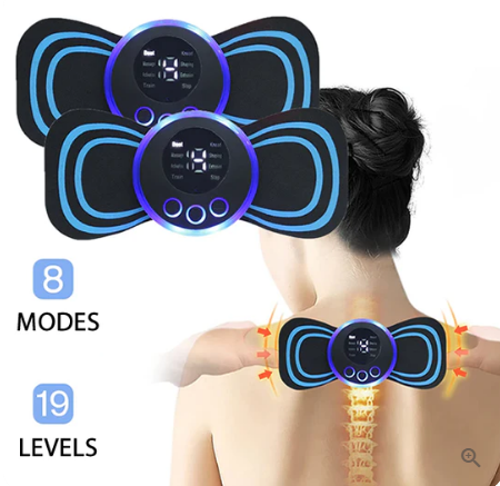 🔥 50% korting – Draagbare massager met 8 standen & LCD-scherm: pijnverlichting overal, onzichtbaar onder je kleding! 💆‍♀️⚡