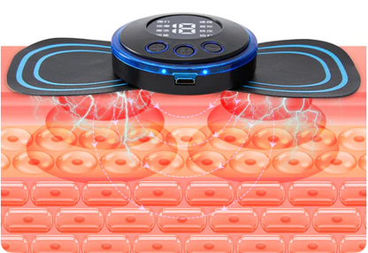 🔥 50% korting – Draagbare massager met 8 standen & LCD-scherm: pijnverlichting overal, onzichtbaar onder je kleding! 💆‍♀️⚡