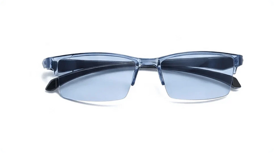 Titanium Multifocale Leesbrillen - Fotochromatisch Progressief Dubbel Licht Blauwlichtfilter