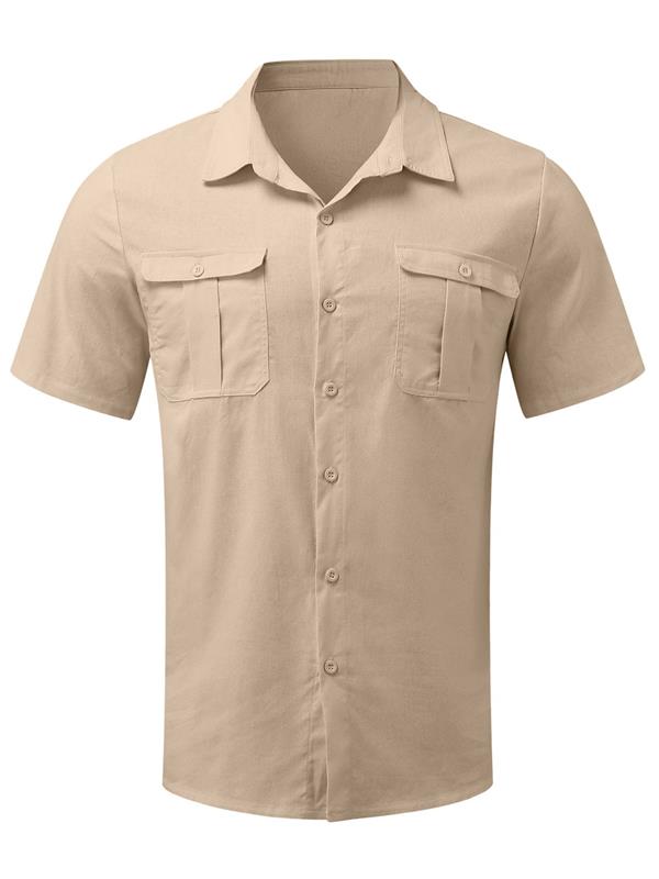 🌿✨ Men’s Cotton Linen Casual Shirt – Breathable Summer Style | 50% OFF + Buy 2 Free Shipping