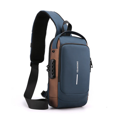 🎒 LIMITED-TIME 50% OFF! ✨ Anti-Theft Unisex Crossbody Sling Bag – Hard Shell, Waterproof, USB Charging, RFID Blocking 🔒