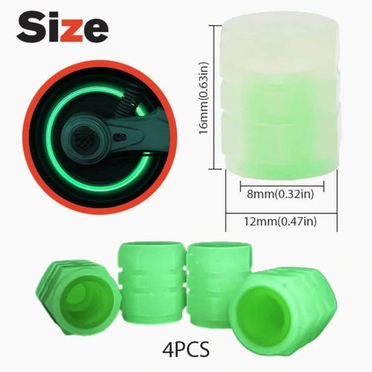 🔥💡Cool Glowing Tire Valve Caps – Instantly Upgrade Your Wheels
