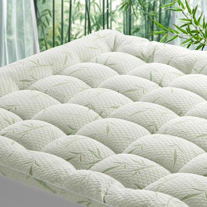 🔥Hete aanbieding 50% korting🔥Ondersteunende en warme dikke bedmatrasbeschermer
