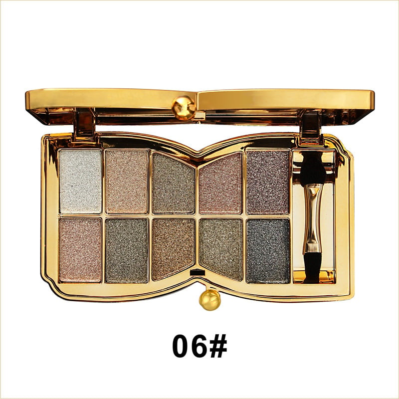 🔥Hot Sale - 50% off🔥✨10 Colors Glitter Shimmer Eyes Shadow Pallet