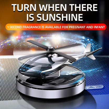 🚁 50% OFF NOW! ⏰ Metal Solar Helicopter Air Freshener – Rotating blades & eco-friendly – Solar-powered, no batteries – perfect for car dashboard or desk – fun & functional 🚗