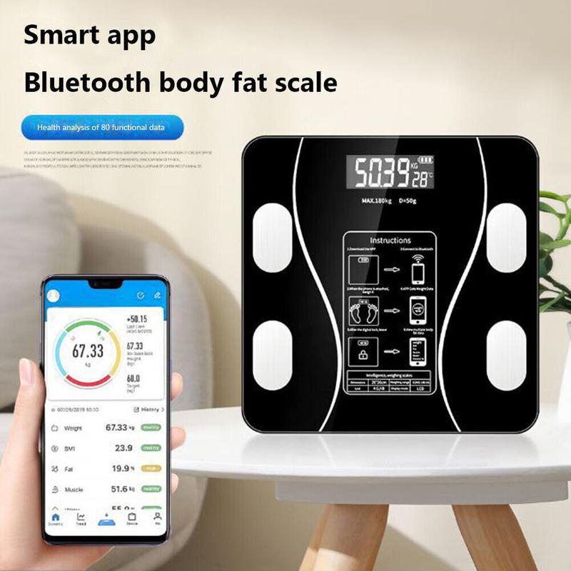 ⏳LAST DAY SALE 60% OFF🔥Smart BMI Digital Wireless Weight Scales with LCD Display