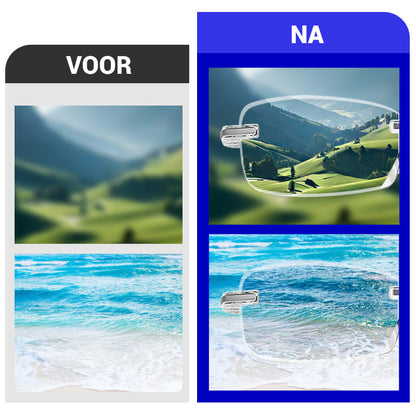 ⏰ Stijlvolle Blauwlicht Brillen – Vermindert Oogvermoeidheid, Lichtgewicht & Comfortabel voor Hele Dag Gebruik