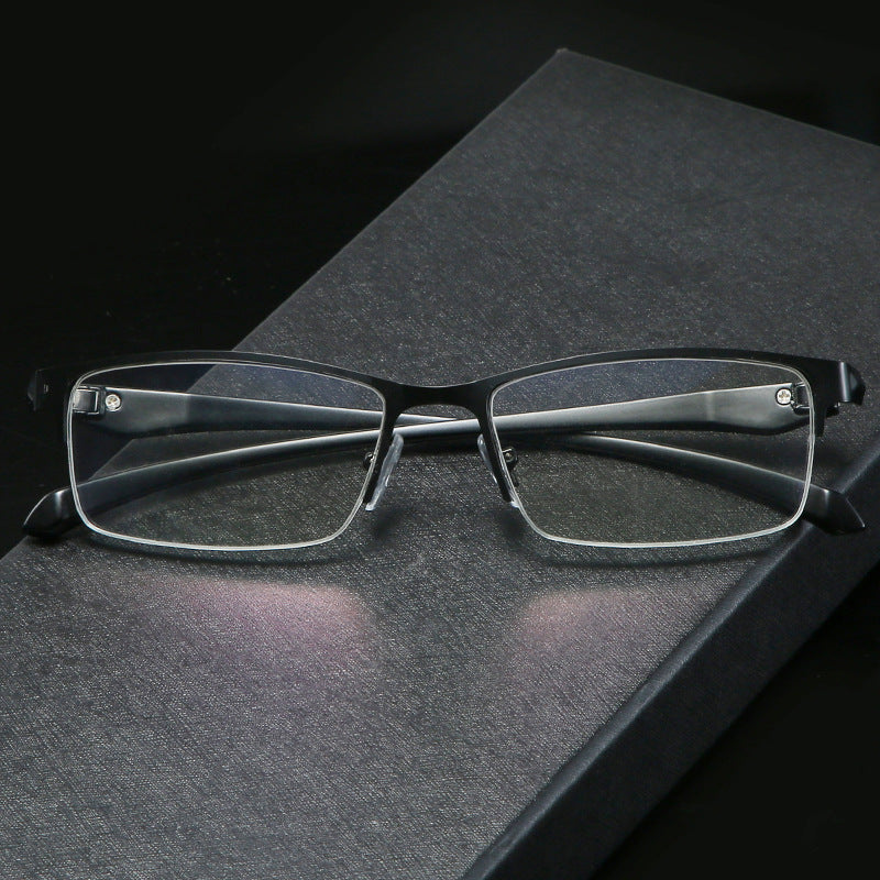 Titanium Multifocale Leesbrillen - Fotochromatisch Progressief Dubbel Licht Blauwlichtfilter
