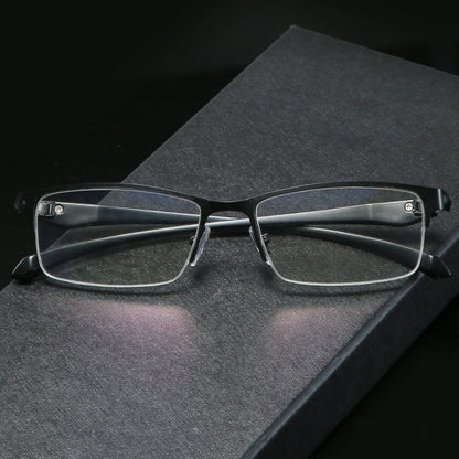 Titanium Multifocale Leesbrillen - Fotochromatisch Progressief Dubbel Licht Blauwlichtfilter