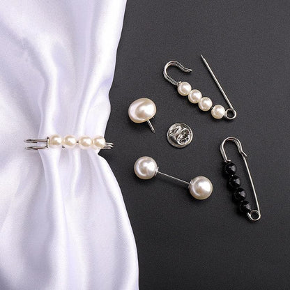 🧷Veiligheidsbroche met stras en parels