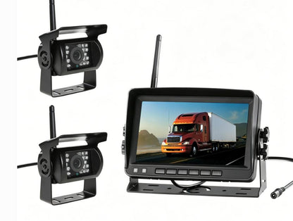 🔥Hot Sale ＆ 50％ Off🔥7-Inch HD Wireless Backup Camera System