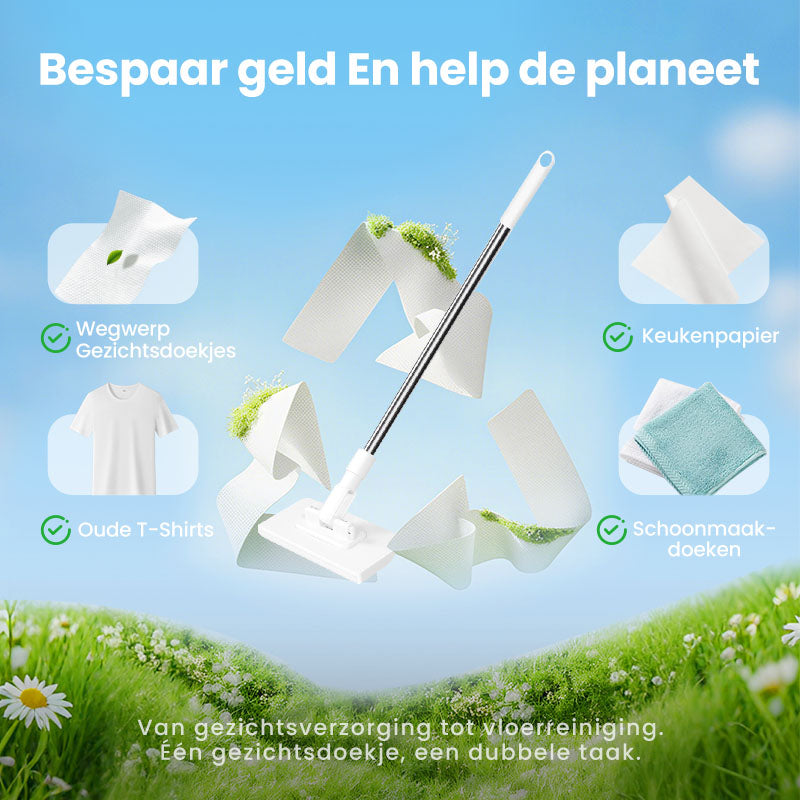 🔥Laatste dag verkoop 55% korting🔥Wegwerpstofmaap met 4 herbruikbare doeken