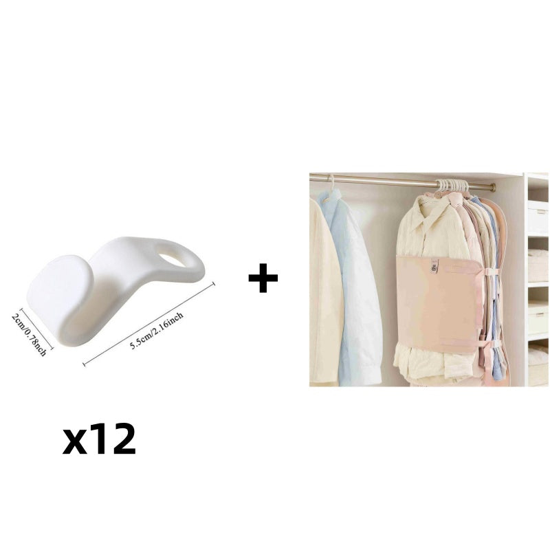 👚 Ruimtebesparende Kleerhanger Connectorhaken – Verdubbel je Kast­ruimte in Seconden | Perfect voor Kleine Kasten