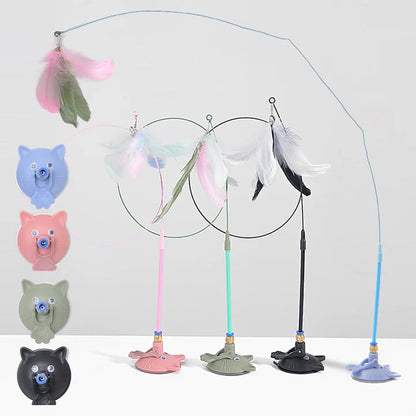 🐱 Strong Suction Cup Cat Toy – Automatic Playtime for Indoor Cats