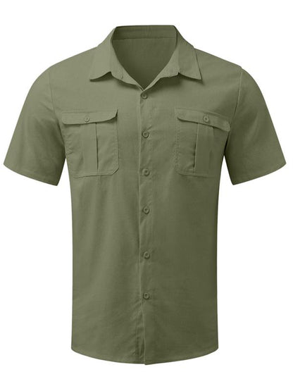 🌿✨ Men’s Cotton Linen Casual Shirt – Breathable Summer Style | 50% OFF + Buy 2 Free Shipping