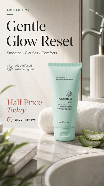 🥳2026 HOT SALE🥳💞50K+ VERKOCHT!💥👵🌸 50% KORTING! Kruidenextract Verhelderende Exfoliërende Gel