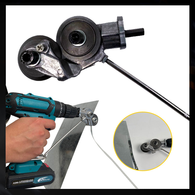 🔩 53% OFF NOW! ⚙️ Electric Drill Plate Cutter – Precise & light metal gear cutter – Attaches to any drill, cuts sheet metal without burrs – safe for DIY or workshop use ✂️✨