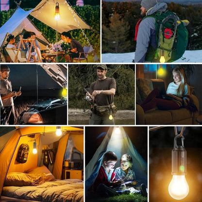 Zonne-energie tentverlichting, via USB oplaadbare LED-kampeerlantaarn