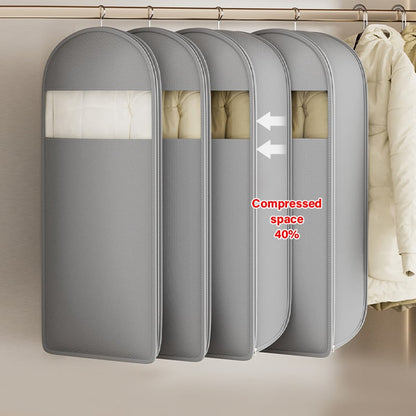 🧥 50% OFF NOW! 🧳 Space Saving Hanging Garment Bag with Self-Compression Zipper – Wrinkle-Free, Dust-Proof & Travel Essential ✈️