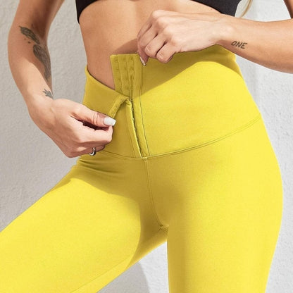 👖 NU 50% KORTING! 🔥 Leggings met hoge taille en buikcontrole – Ingebouwde shapewear, verstelbare korset tailleband & super elastisch ✨