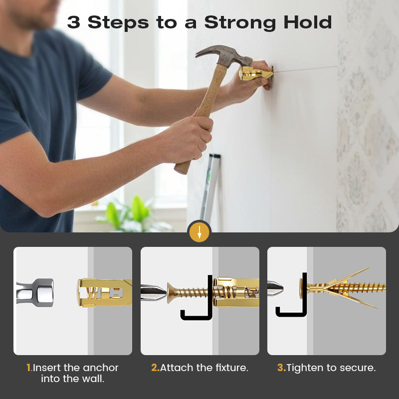 🔥 Self-drilling anchors Screws Screws，Drill, Fix, Hold. No Extra Tools Needed. A Must-Have for DIY & Professional Use! 🔩🏠✨