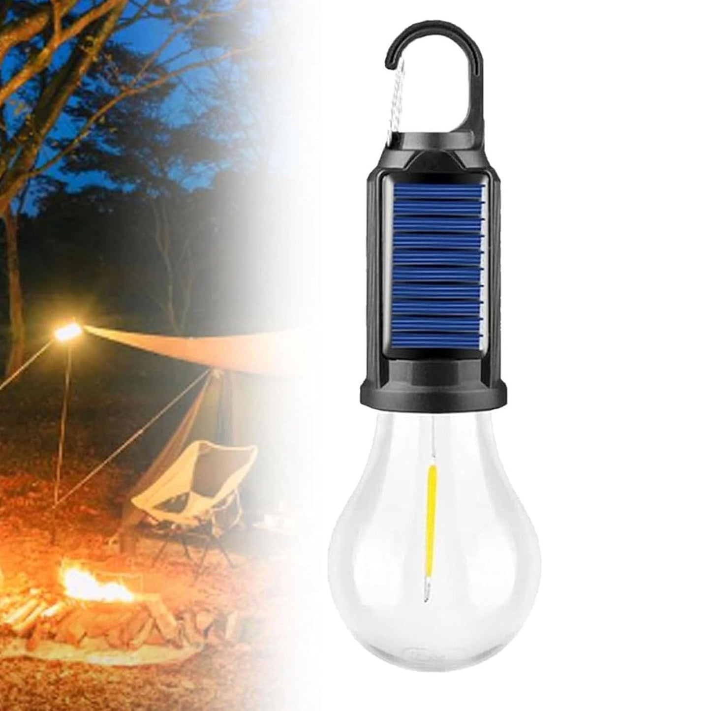 Zonne-energie tentverlichting, via USB oplaadbare LED-kampeerlantaarn