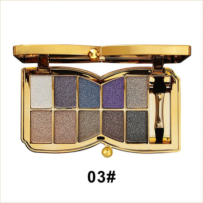 🔥Hot Sale - 50% off🔥✨10 Colors Glitter Shimmer Eyes Shadow Pallet