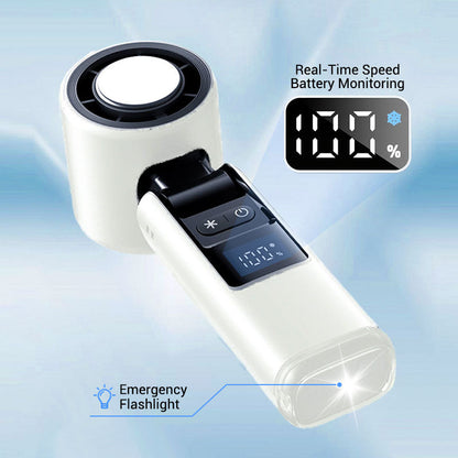 ☀️ Opvouwbare Mini Ventilator – Verkoeling voor Reizen, Kamperen en Warme Dagen ❄️