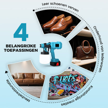🔥Snoerloze elektrische verfspuit🔥60% korting +Gratis verzending💥