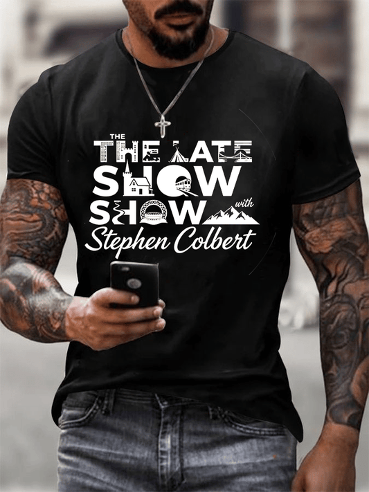 🔥Buy 3 Get 15% Off🔥Men's Retro Last Show Print T-Shirt