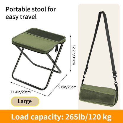 🌞Fris De Lente In Met 50% Korting!🔥Ultralicht Opvouwbaar Krukje (700g) | Slim Design met Geïntegreerde Draagtas | Draagt tot 120kg | Perfect voor Camping, Wandelen & Festivals