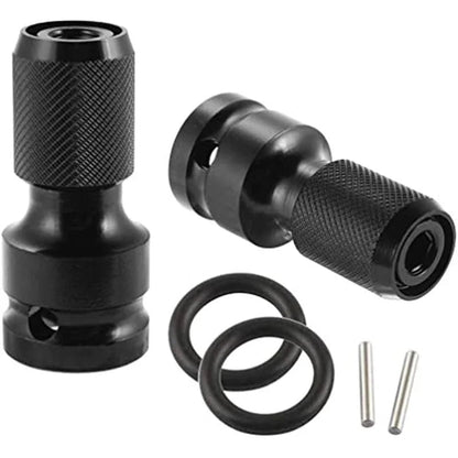 📢📢50% OFF !! ⏰ 1/4" Hex Shank Socket Converter – 1/2" to 1/4", Quick Release ⚙️