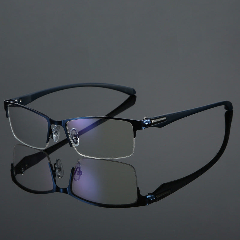 Titanium Multifocale Leesbrillen - Fotochromatisch Progressief Dubbel Licht Blauwlichtfilter