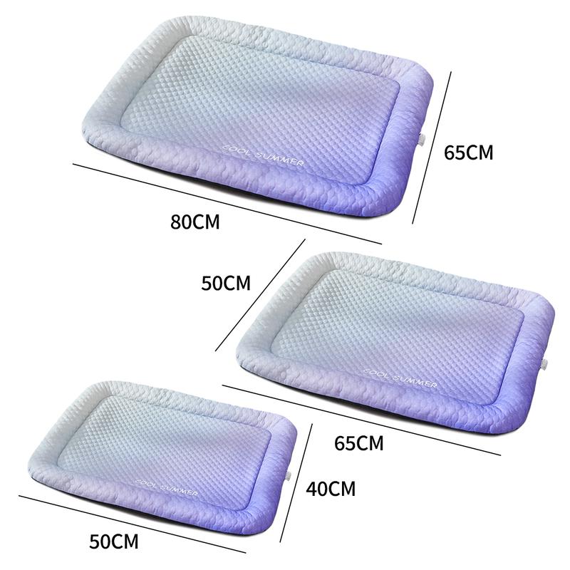 ⏳LAST DAY SALE ❄️Pawchill™🇬🇧Pet Cooling Mat for Dogs & Cats 🐾  Naturally Cool Ice-Silk Pad • Breathable, Washable & Soft 🌿  For Floors, Sofas & Car Travel • Multiple Sizes • Gradient Colours ☀️🐶🐱
