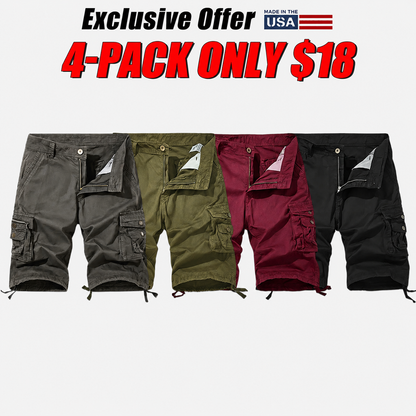 Men's Summer Loose Fit Cargo Shorts