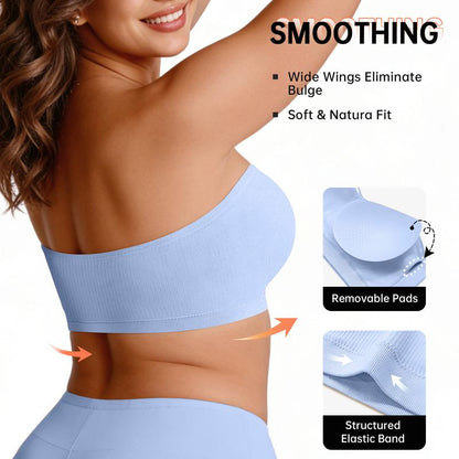 💜 KOOP 1, KRIJG 1 GRATIS! ✨ Beugelloze Strapless Beha met Zijsluiting – Comfortabele Ondersteuning & Onzichtbaar Onder Je Outfit 👗