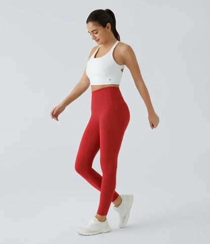 🔥Alisanda®  High Waisted Waist Shaping Pocket Shaping Training Leggings