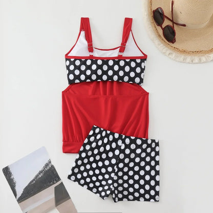 🎁⏰Dames Tweedelig Polkadot Zwempak