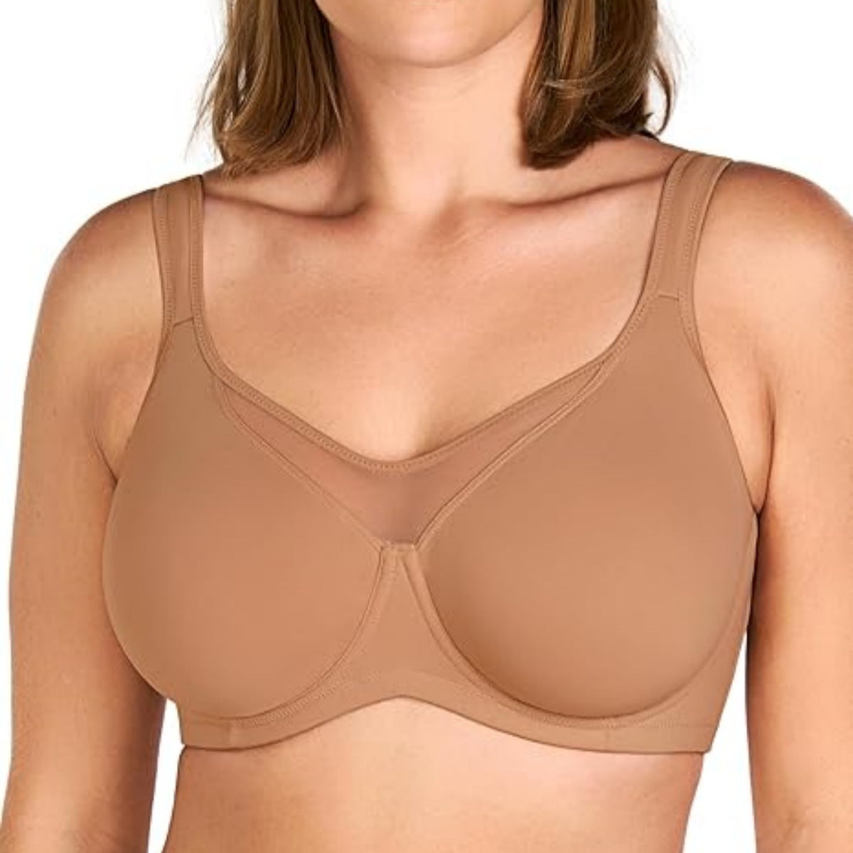 💕 Last Day Special Price £12.99! 💐Women's Elegant Sheer Full Coverage Plus Size Bra