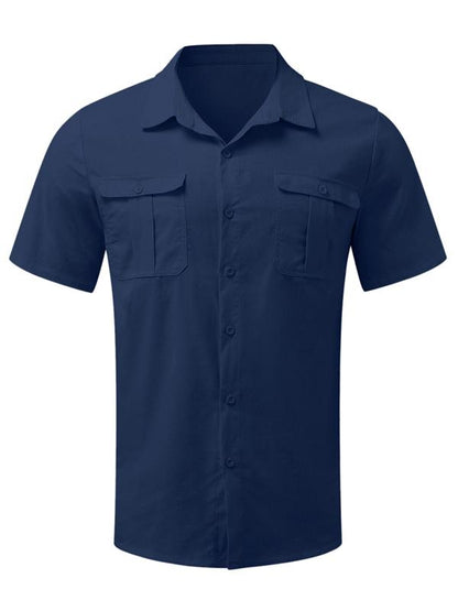 🌿✨ Men’s Cotton Linen Casual Shirt – Breathable Summer Style | 50% OFF + Buy 2 Free Shipping