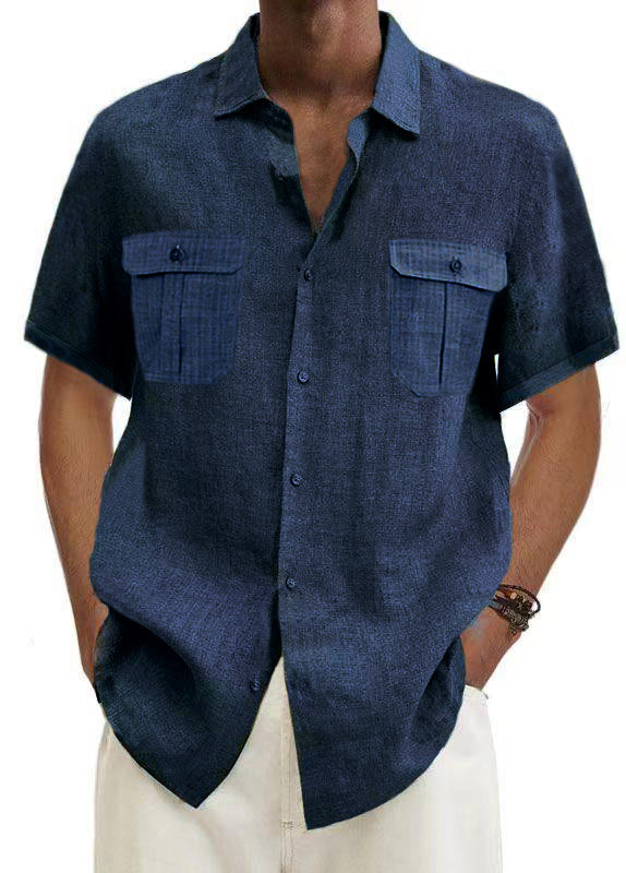 🌿✨ Men’s Cotton Linen Casual Shirt – Breathable Summer Style | 50% OFF + Buy 2 Free Shipping