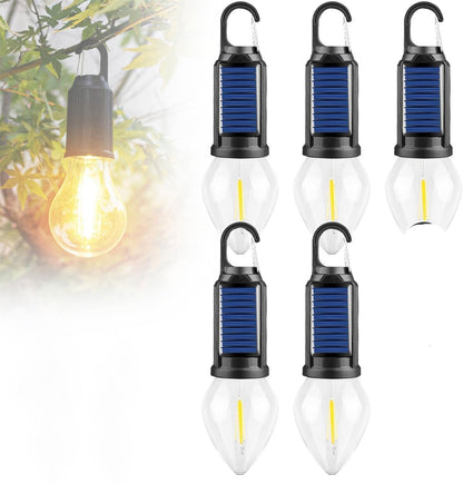 Zonne-energie tentverlichting, via USB oplaadbare LED-kampeerlantaarn