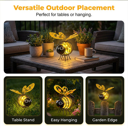 ⏰🔥LIMITED TIME 50% OFF!🔥50K+ SOLD!   🐝Outdoor Hanging Solar Bee Light - Perfect Gift For Plant Lovers Moms Or Literally Anyone Who Smiles❤️