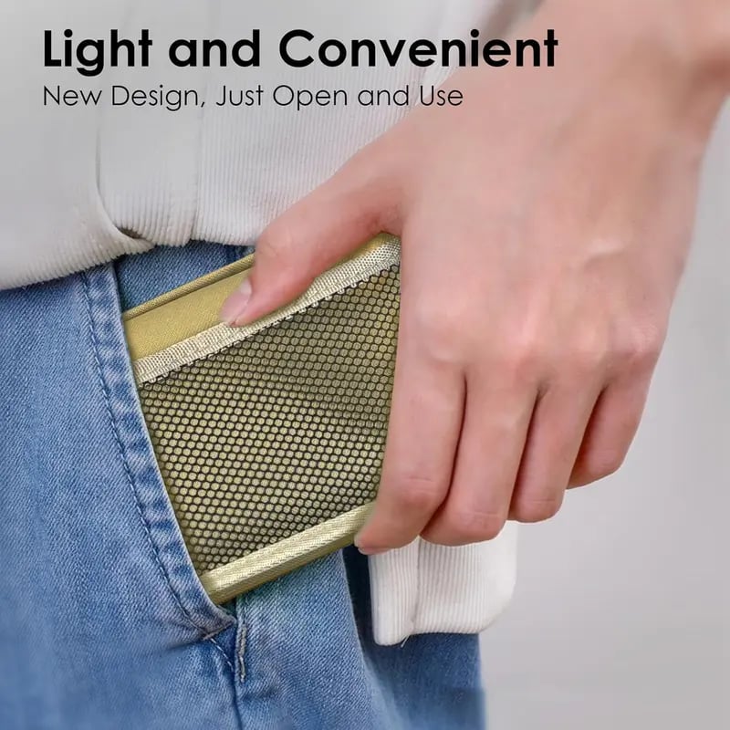 🌞Fris De Lente In Met 50% Korting!🔥Ultralicht Opvouwbaar Krukje (700g) | Slim Design met Geïntegreerde Draagtas | Draagt tot 120kg | Perfect voor Camping, Wandelen & Festivals