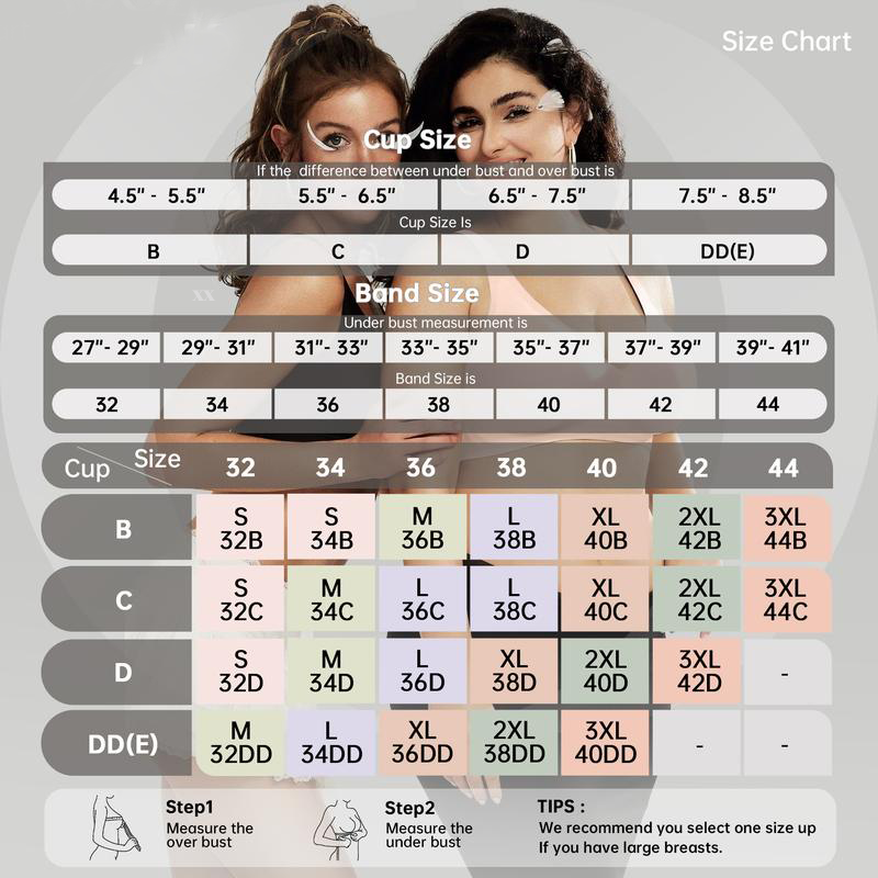💜 LAST DAY PROMOTION - 50%OFF💜Womens Comfortable Wireless Bras Push Up Bralettes Seamless Tshirts Bras Deep V Everyday Bras