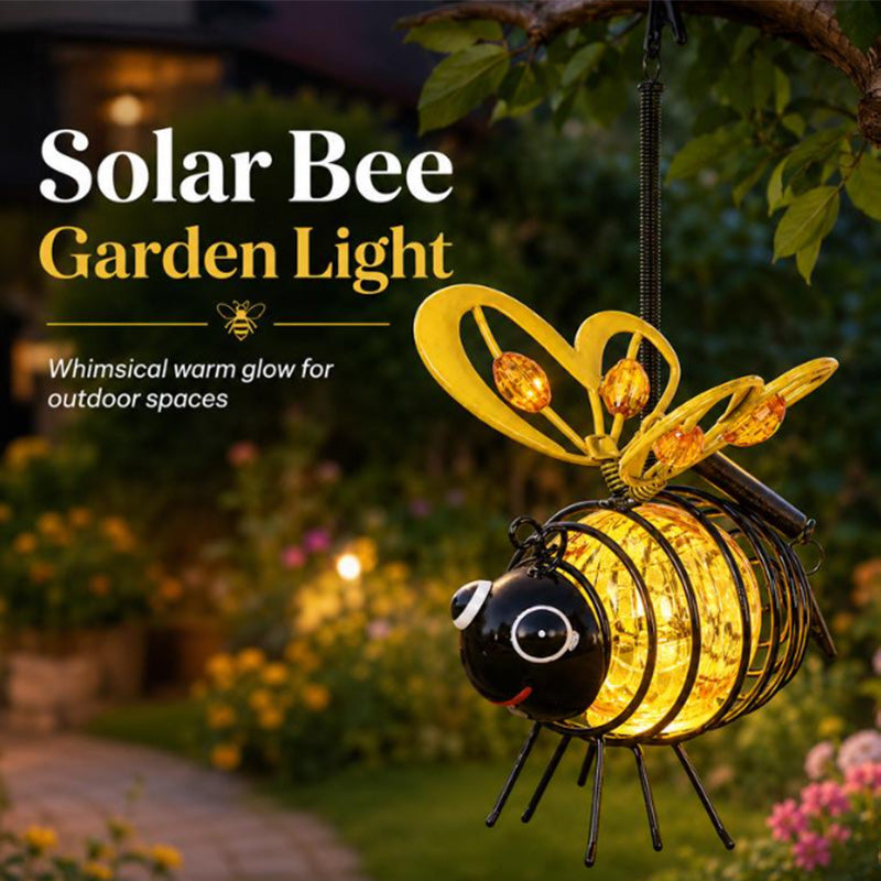 ⏰🔥LIMITED TIME 50% OFF!🔥50K+ SOLD!   🐝Outdoor Hanging Solar Bee Light - Perfect Gift For Plant Lovers Moms Or Literally Anyone Who Smiles❤️